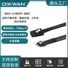 SlimSAS 8654 4i�DSFF-8087����������SAS���������屳���B�Ӿ�