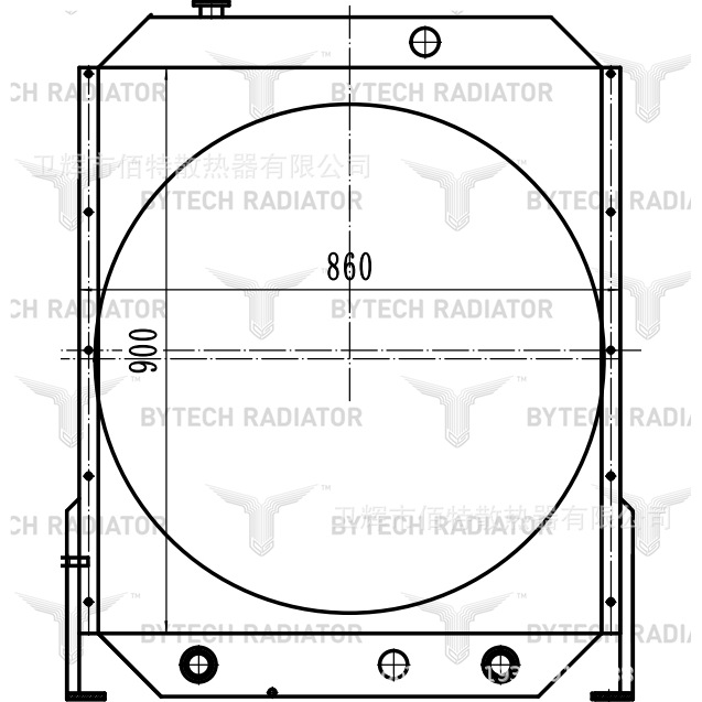 适用于徐工50G内 装载机水箱散热器厂家直销