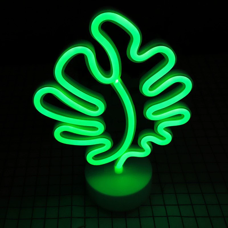 Новый неоновой формы свет рождественский подарок Феникс Единорог Радуга USB маленькая настольная подсветка LED неоновый свет