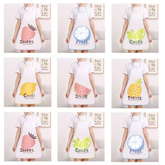 Daily necessities cute fresh fruit princess large baby apron Kitchen sleeveless half-body apron