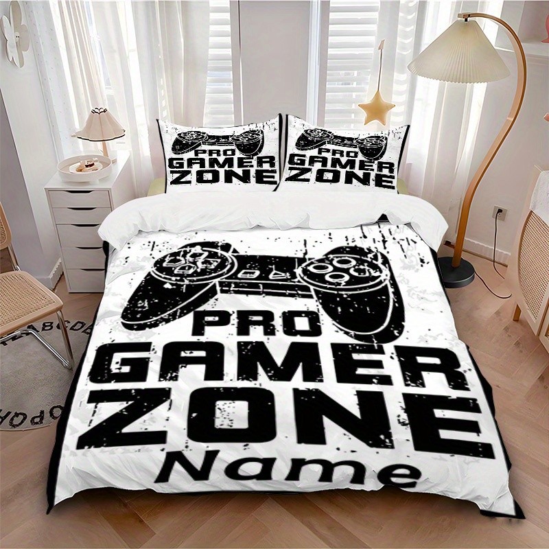 Textil doméstico transfronterizo molienda digital impresión quilt kit mango de juego fuente de fábrica graffiti llevar TEMU / JIT