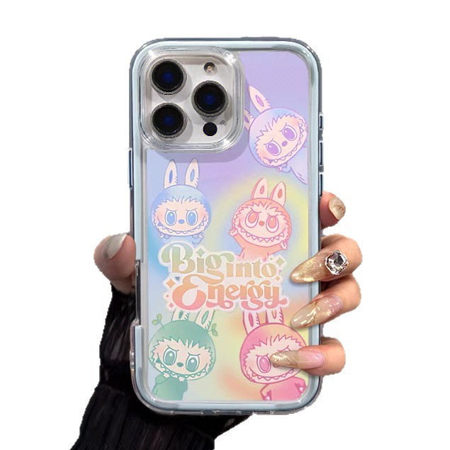 Labubu トレンディな携帯電話ケース カラフルな磁気吸引 Apple 1615iphone13PROMAX Huawei 携帯電話ケースに適しています|undefined