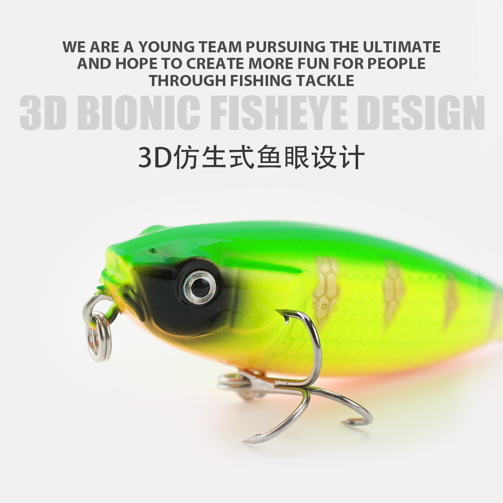 2 Pcs Sinking Minnow Fishing Lures Hard Baits Fresh Water Bass Swimbait Tackle Gear