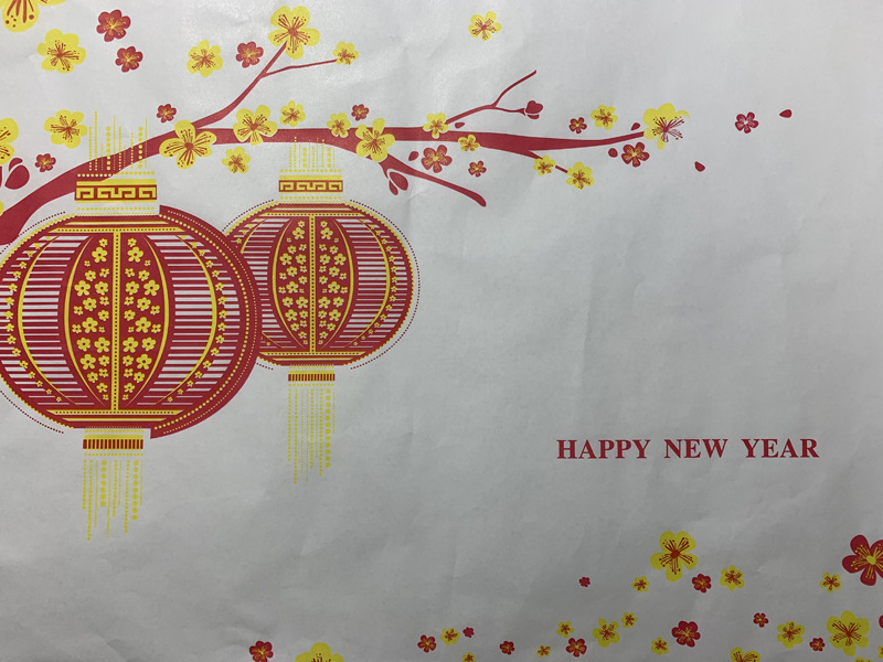 新年版环保餐垫纸