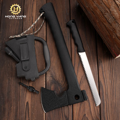 Camping outdoor ax multi-functional set camping fire ax high hardness tactical mountaineering ax hammer firewood wholesale