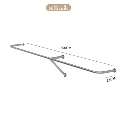 스테인레스 스틸 와이어 드로잉 길이 200cm (경사지지)