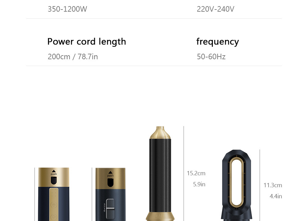 High-speed 5-in-1 Warmluftbürste Zum Locken Und Glätten Der Haare_voghion.com