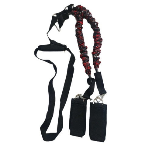 Hip pull rope women's sports fitness equipment elastic band resistance band elastic rope yoga training pedal puller