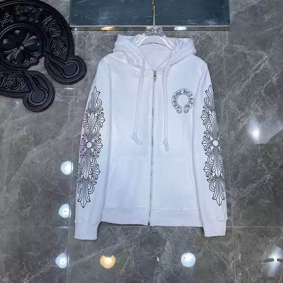 21Ss Correct Version Scroll Logo Simple Classic Hooded Sweatshirt Series Same Style for Men and Women