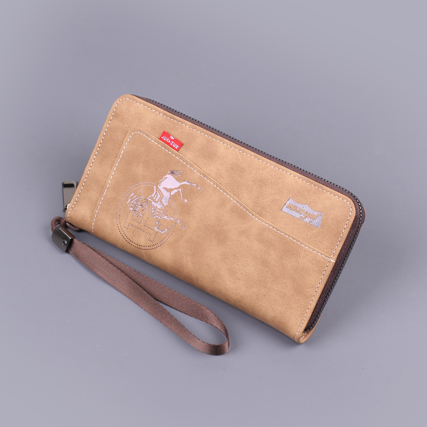 Bolso de mano para hombres bolso de muñeca nuevo bolso de mano para hombres bolso de mano para hombres larga billetera con cremallera gran capacidad al por mayor