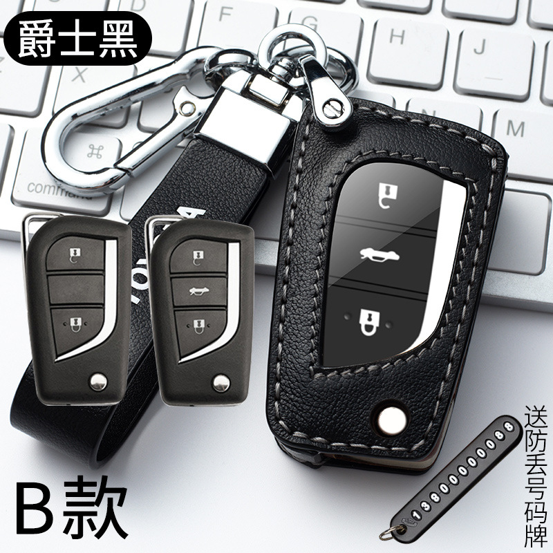 B타입 - 재즈블랙(투명창) 가죽로프 8자버클