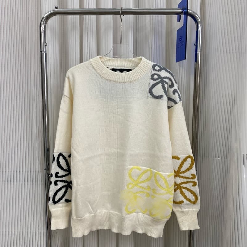【25冬季爆款毛衣】amiri新品毛衣潮牌前后logo提花AMIRI字母男女|undefined