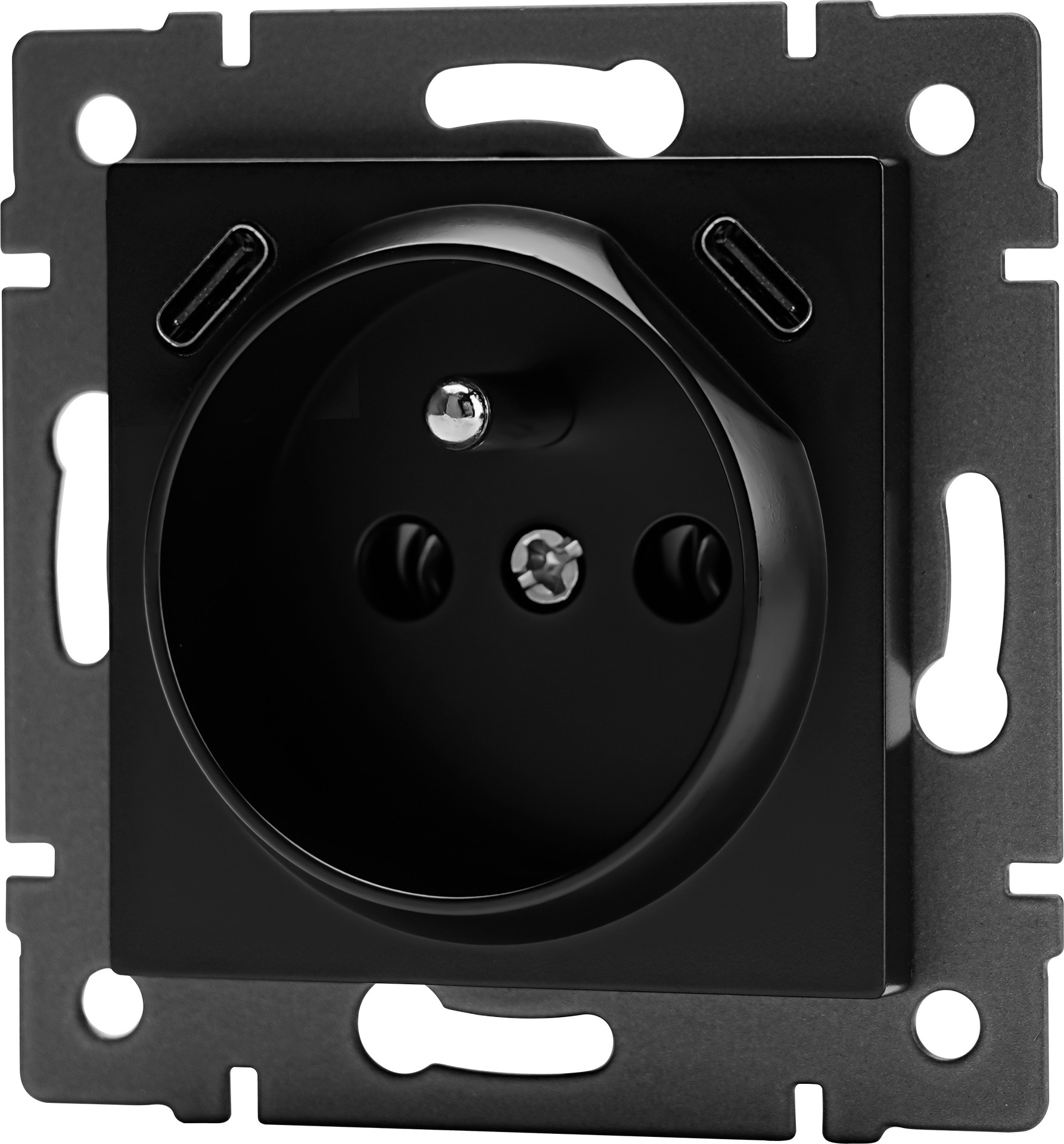 French socket with 2 usb(C+C)