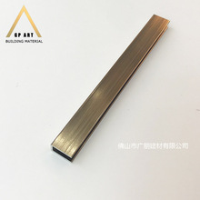 厂家直供衣柜移门铝材材料18厘直面框推拉门铝材移门边框轻奢简约