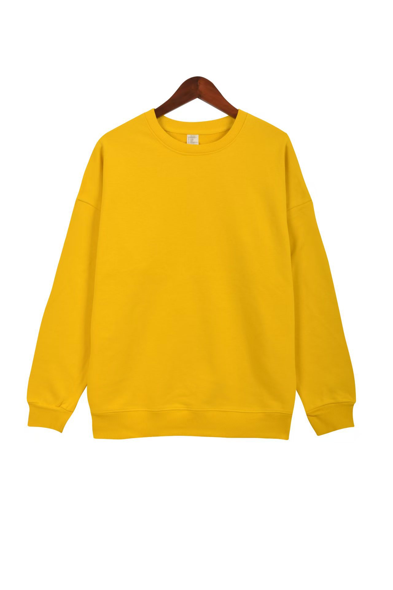 360 terry crew neck yellow