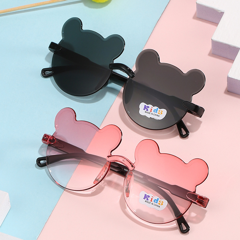 Children's silicone cute sunglasses