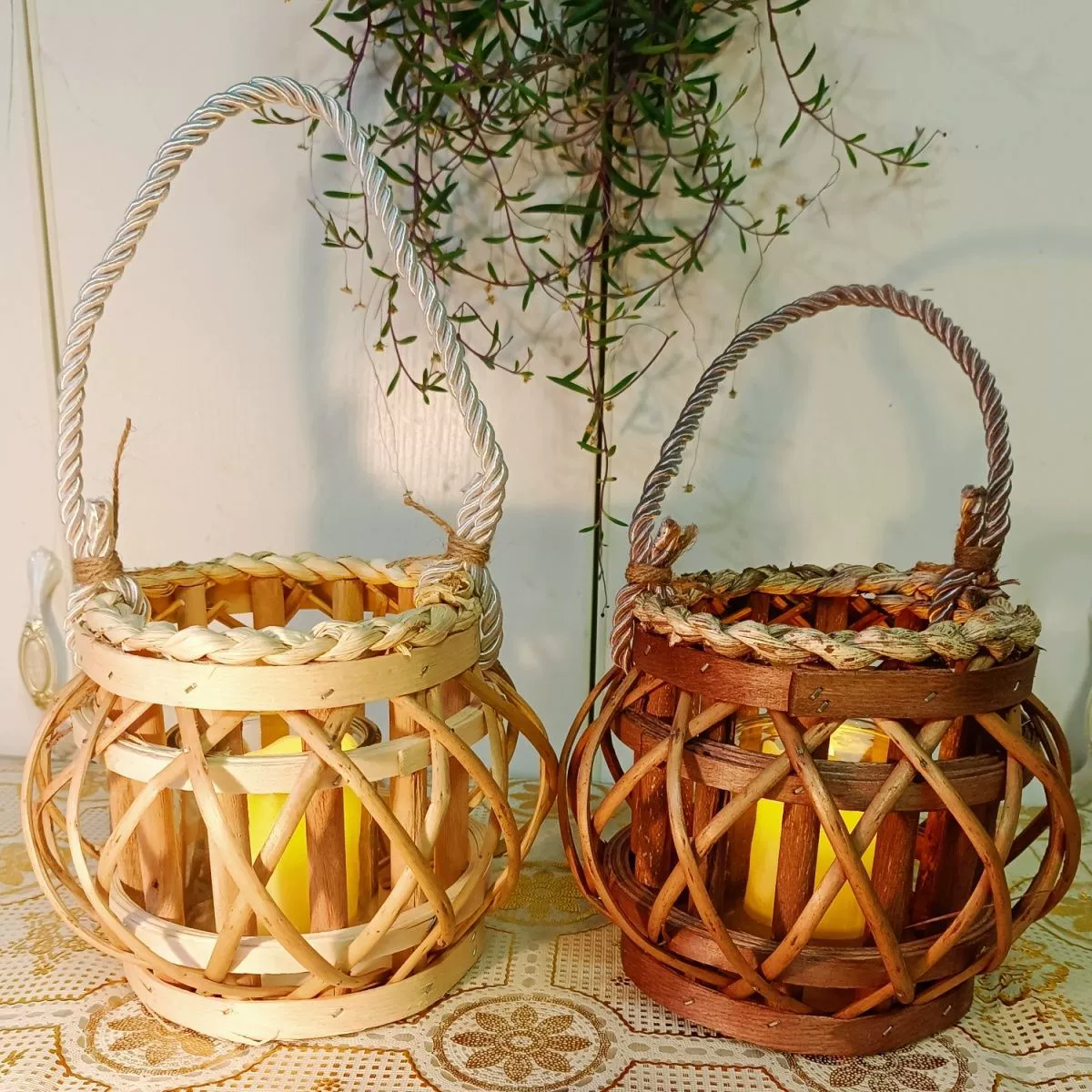 Древние фонари из бамбукового плетения ручной одежды Хань