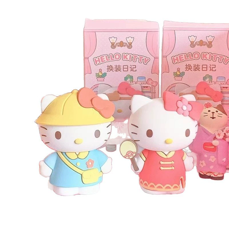 Hello kitty, minifigure for dressing up, table doll, Birthday gift