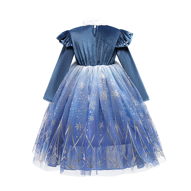 Vestido de Malla de Manga Larga para Niña, Falda de Princesa con Diseño Aisha - Ropa de Otoño