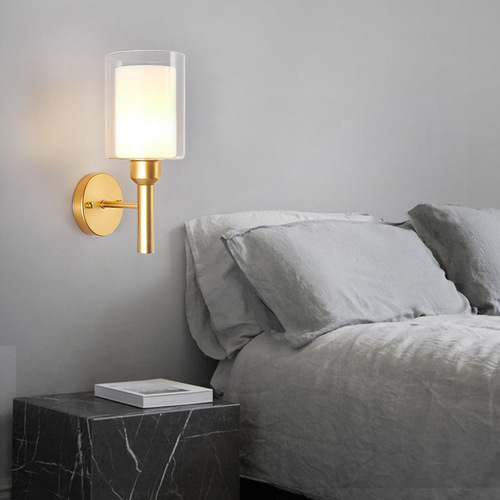 Minimalist Creative Wall Lamp Indoor Bedroom Living Room Corridor Passage Stair Background Wall Lamp European Wall Sconce
