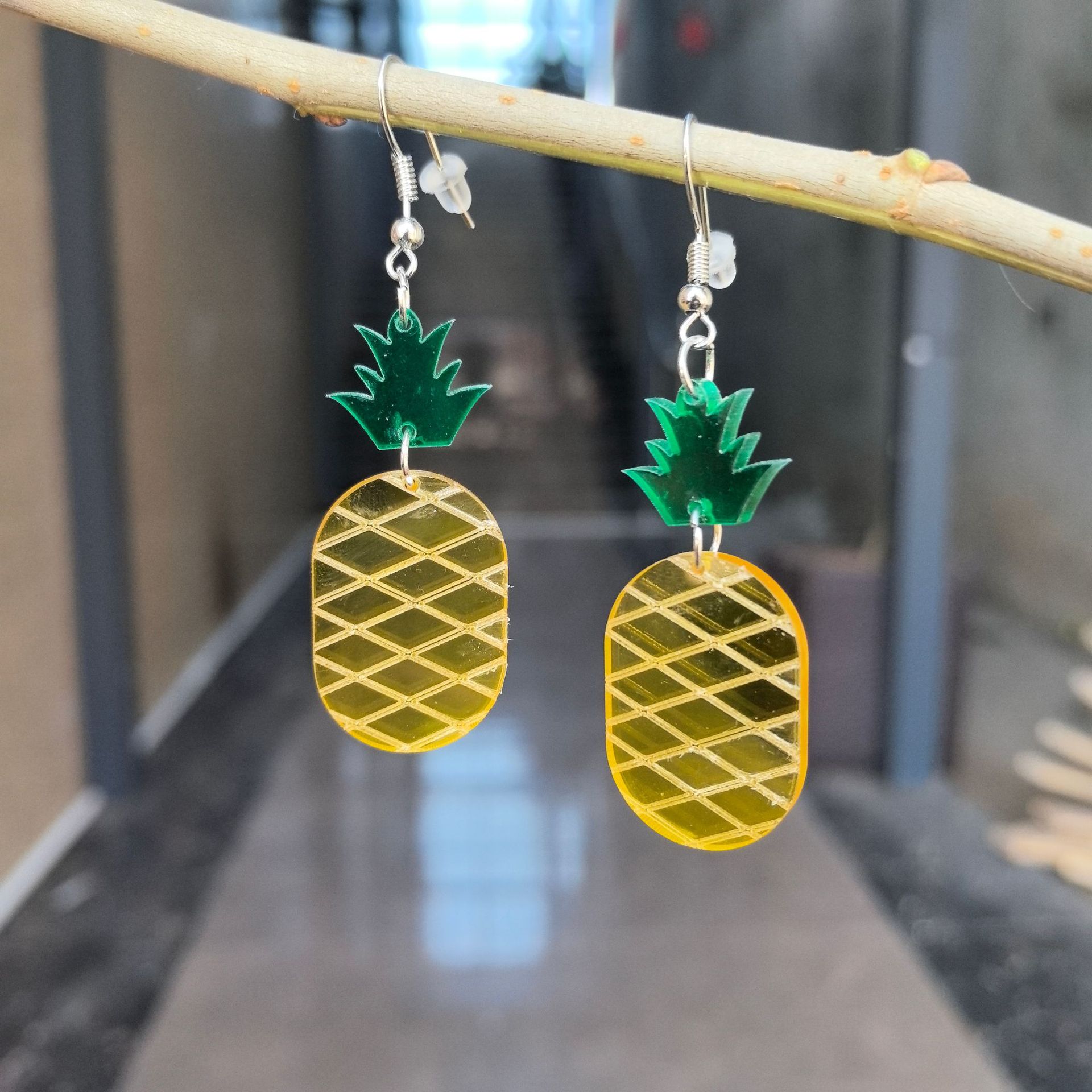 Women's Gender 1 Pair Cute Carrot Strawberry Pineapple Arylic Drop Earrings