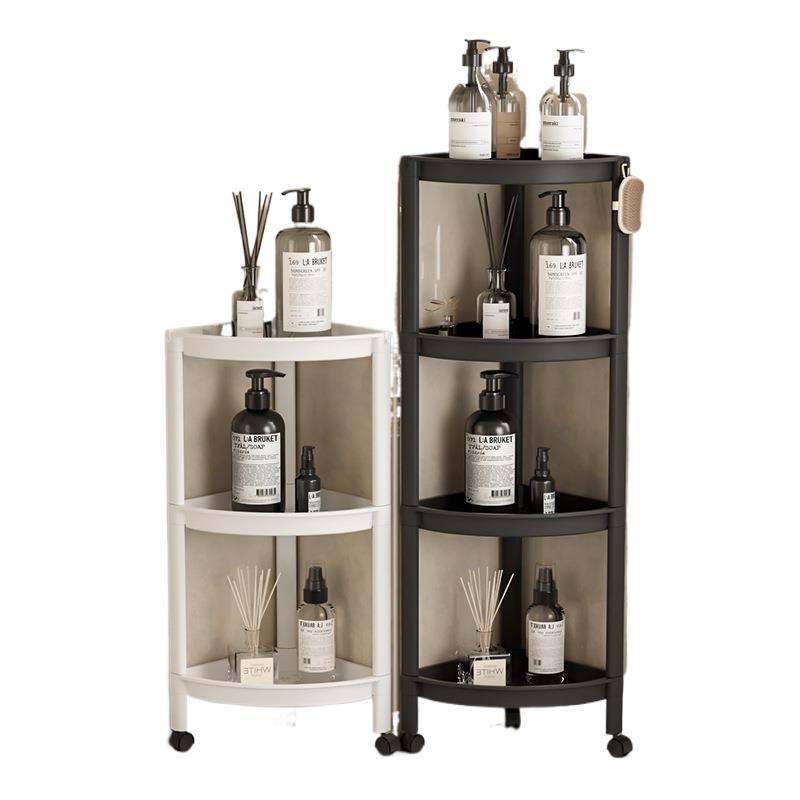 Baño, cocina, inodoro, estante multifuncional con ruedas, estante de almacenamiento de esquinas, sala de estar, estante de almacenamiento de pisos multicapa, sin image 5