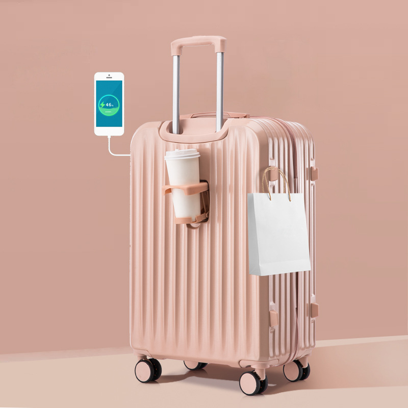 [Fábrica de selección estricta] explosión multifuncional de 20 pulgadas maleta silenciosa rueda universal caja de cifrado de alto valor de cara fuerte