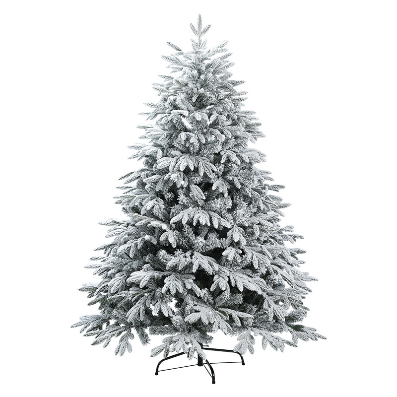 Árbol de Navidad de lujo, tamaño grande de 1.8m/3m, árbol de Navidad denso con efecto de nieve, decoración para centros comerciales, pino artificial.
