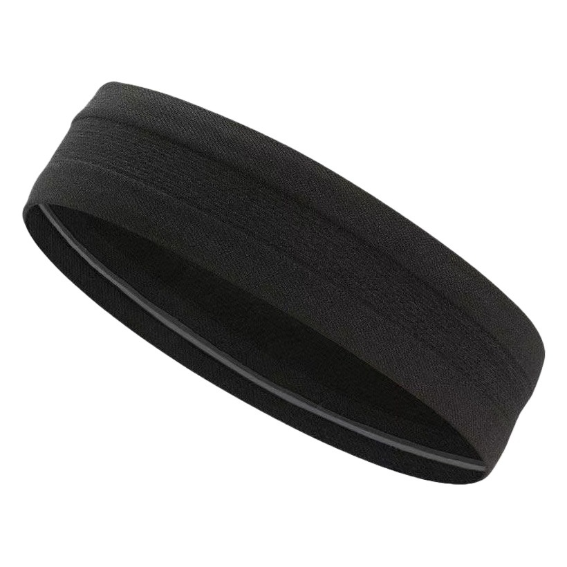 Sports Headband Non-Slip Silicone Breathable Sweat-Absorbent Fashionable Pure Color European and American Couple Knitted Yoga Headband Quick-Drying Belt