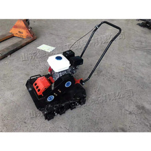 手推式人行道自动铺砖机 小型步道滚轴铺砖机 马路地面彩砖压平机