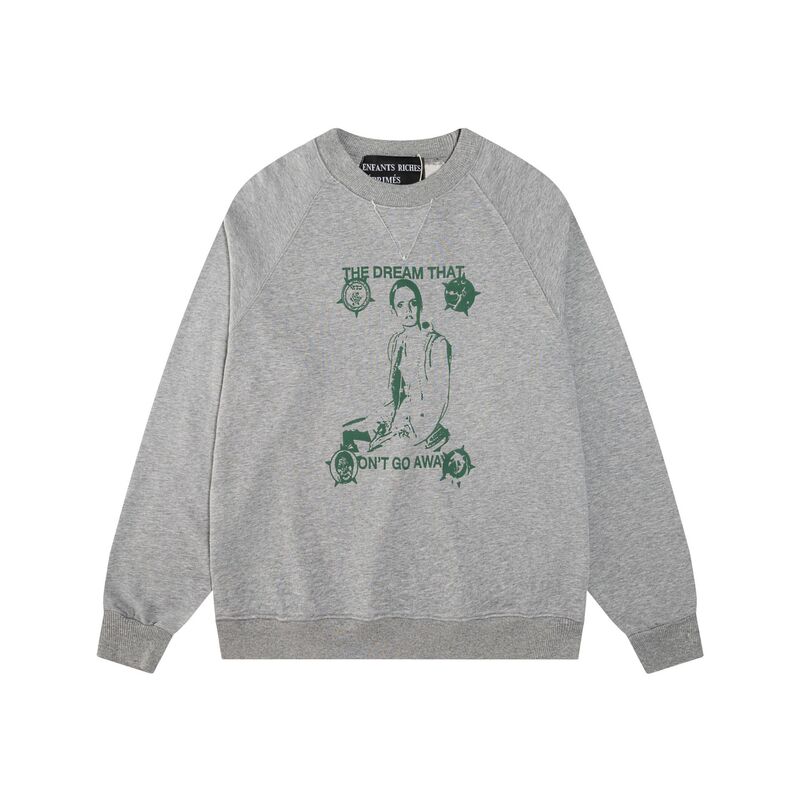 Qihong Clothing Co. American Retro New Style Loose Casual Never-Fading Dream Pullover Crewneck Sweatshirt