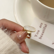 日韩国简约几何设计感戒指网红气质新款指环ins风时尚食指戒女