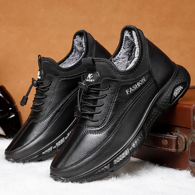 cotton boots winter new foreign trade cotton shoes wholesale factory direct deliver thick hair fleece-lined casual warm snow boots men