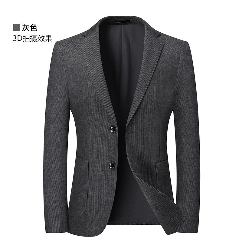 Áo vest nam dáng thon màu trơn phong cách Hàn, chất liệu dày co giãn không cần ủi, tay dài một hàng hai nút — Màu cà phê, Màu xám chi tiết 18