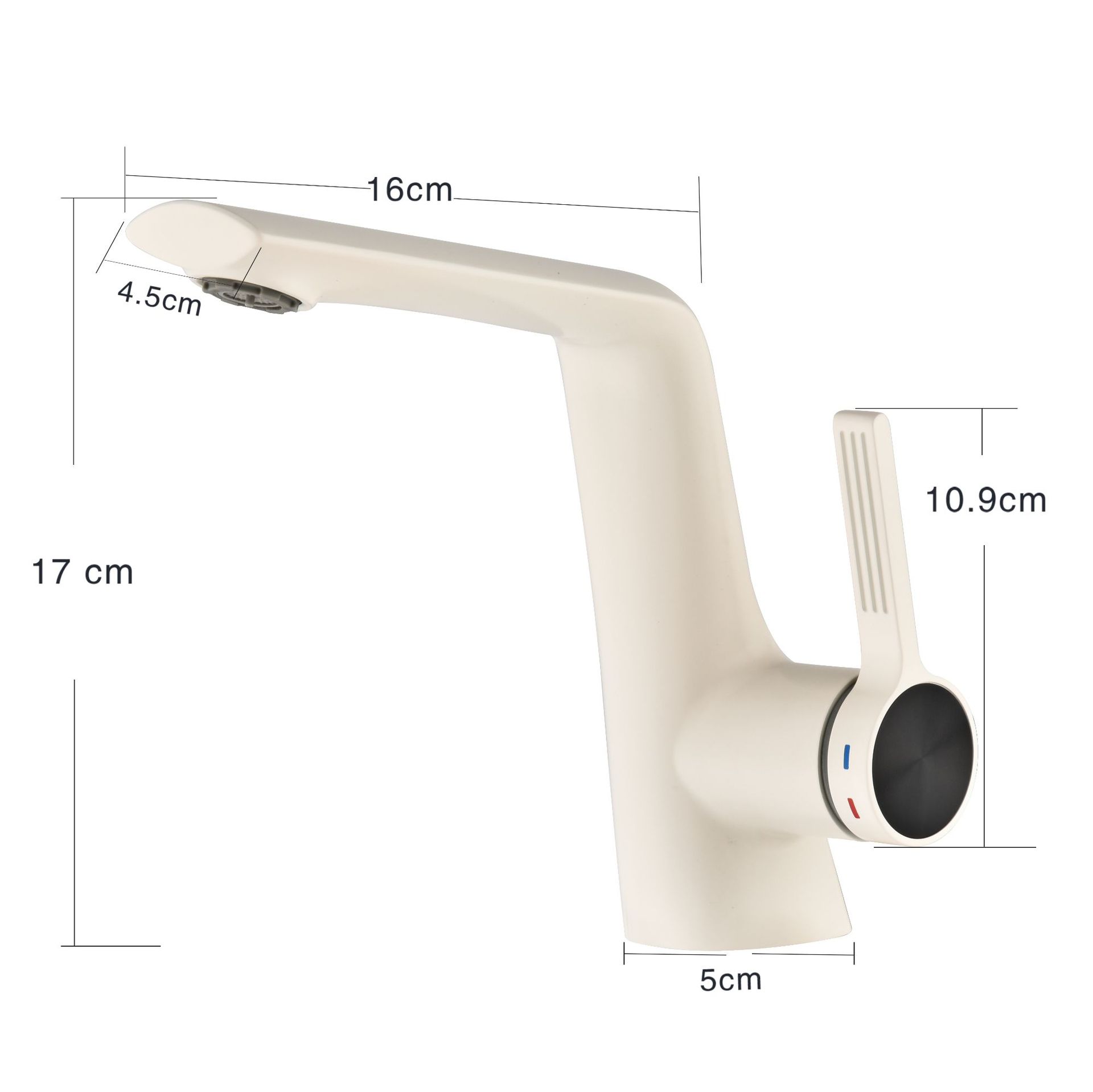 Uno por uno baño gabinete de cobre trefilado pistola gris cuenca grifo luz lujo estilo undercounter Cuenca del grifo caliente y fría