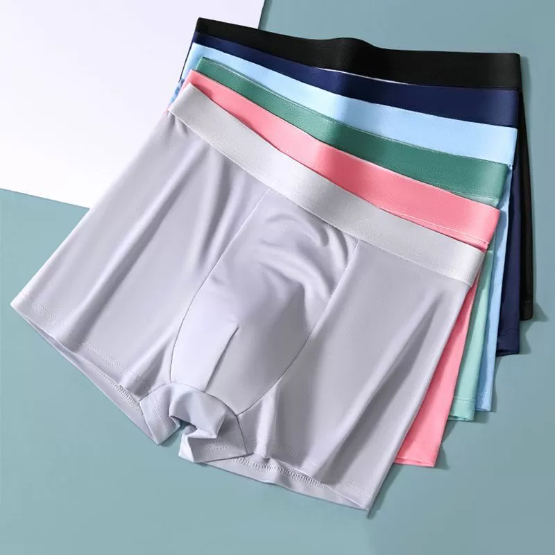 Мужские трусики толстые толстые одноцветные трусики без следов удобные дышащие шорты головы мужские брюки боксеры брюки оптовая продажа