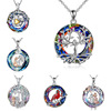 Crystal, pendant, necklace, European style, simple and elegant design