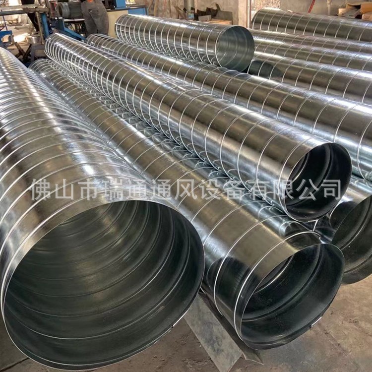 镀锌螺旋风管工厂车间排烟管道不锈钢螺旋风管金属通风管道