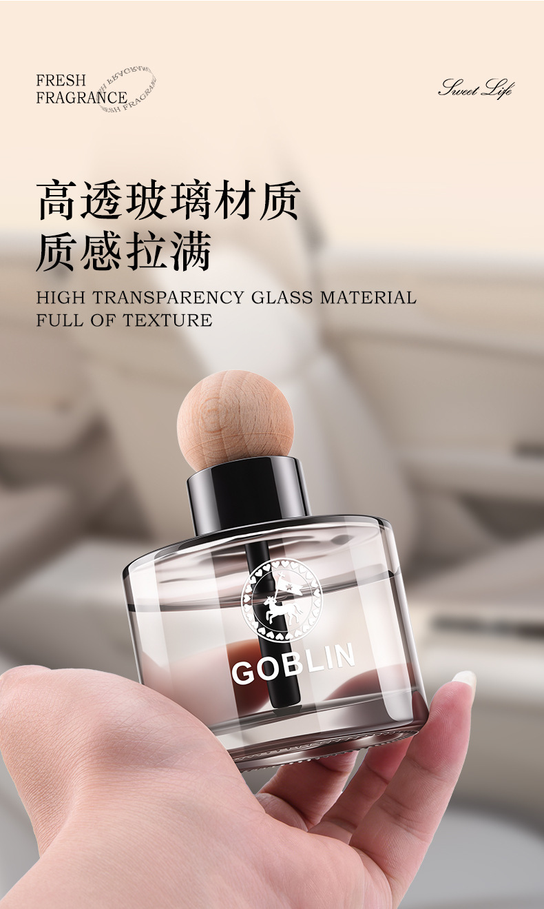 Cross-border e-commerce, new car air freshener, long-lasting car fragrance, eliminates odors in the car and bathroom, suitable for pets