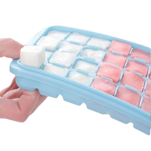 New Silicone Ice Cube Tray DIY Ice Block Box for Babies and Families, Home Made Ice Cube Tray, Ice Block Magic Tool, Wholesale