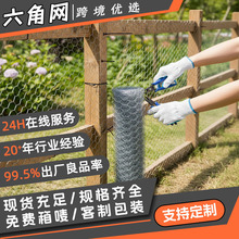 跨境鸡笼网镀锌六角网亚马逊热卖防腐防锈拧花网园艺铁丝网围栏网