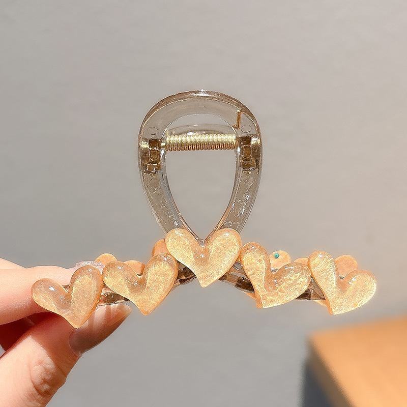 Pinza de agarre simple y versátil de temperamento, clip de tiburón grande, horquilla, pinza para el cabello de alta calidad para mujer, clip para el cabello en la parte posterior de la cabeza, accesorios para el cabello al por mayor