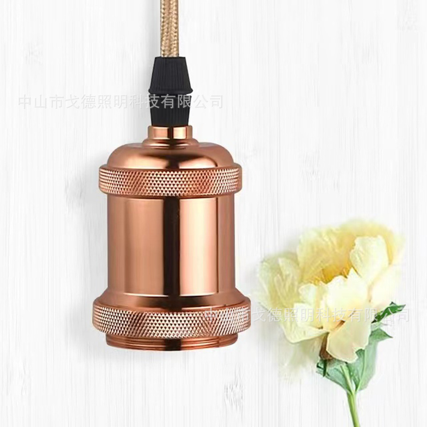 Comercio electrónico transfronterizo exclusivamente para portalámparas American Edison lámpara creativa de bricolaje portalámparas retro portalámparas E27E26