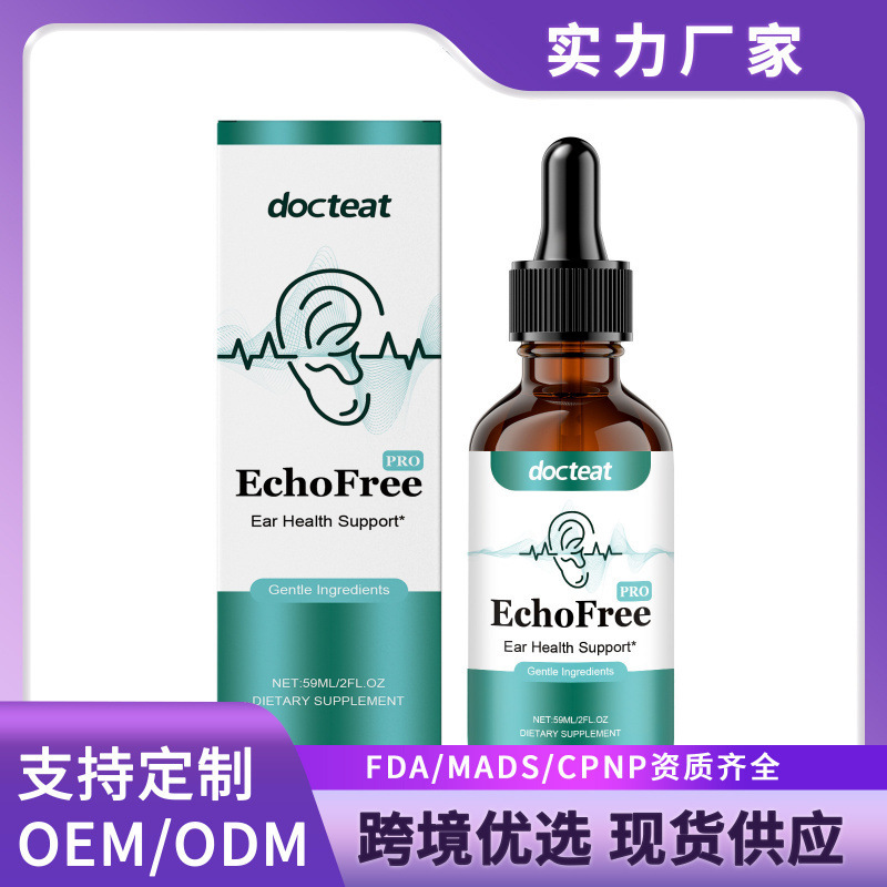 Docteat Ear Relief Drops Gentle Relief for Ear Discomfort Daily Care Supports Auditory System