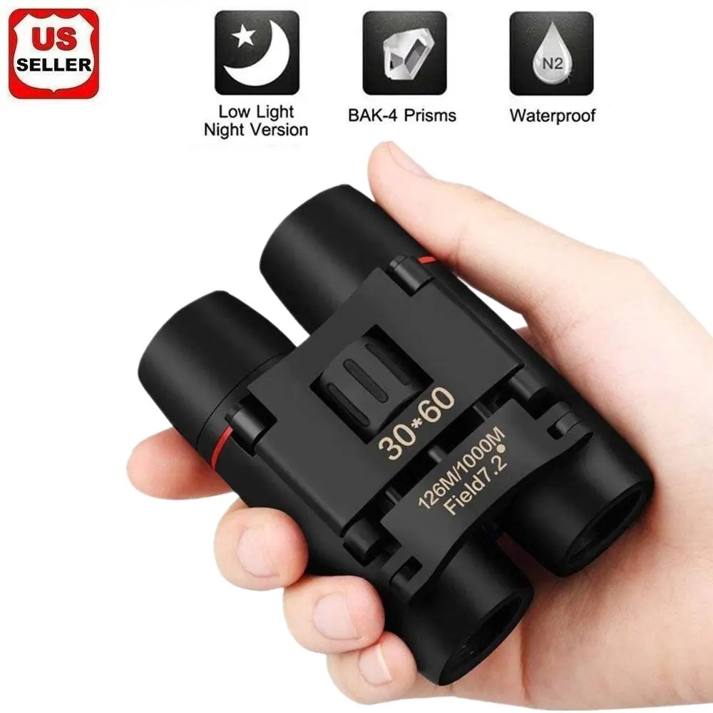 Cross-Border Amazon Aliexpress Pocket-Sized Children's Telescope Sakura 30X60 High-Definition Portable Outdoor Toy