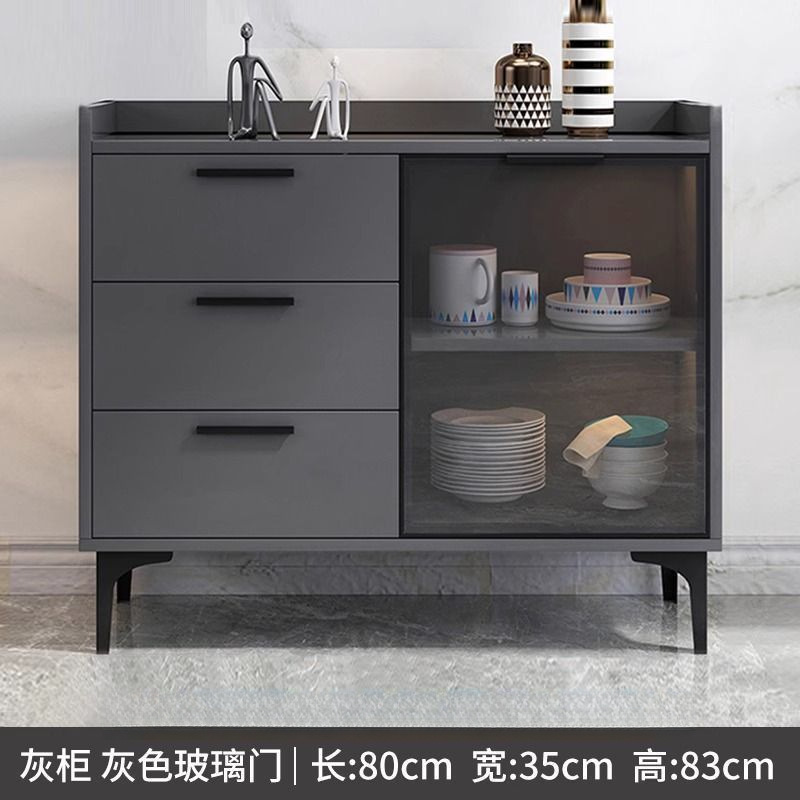 Gabinete de comedor moderno simple contra la pared armario de almacenamiento armario de almacenamiento sala de estar armario de almacenamiento de lujo ligero armario de microondas armario de té armario de vino