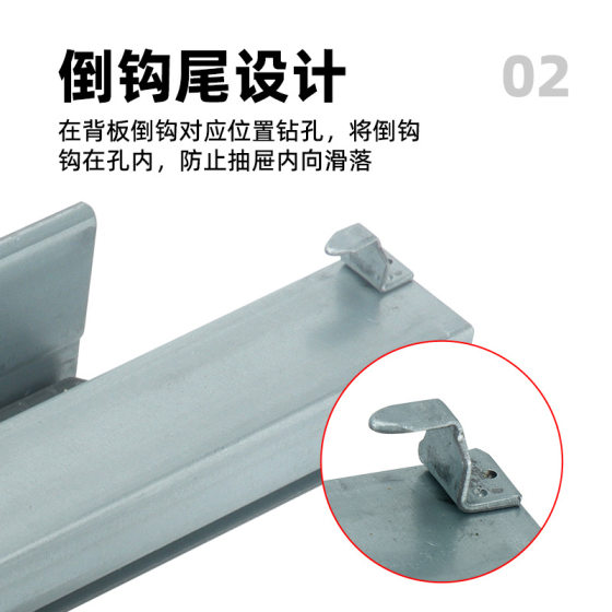 DTC Dongtai three-section bottom rail full pull-out slide track hidden damping buffer drawer guide ss80ss10