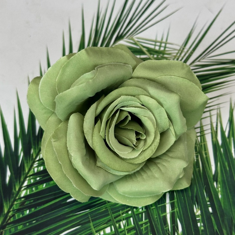 仿真10cm玫瑰花头520花艺蛋糕婚礼装饰婚车布置DIY假花摆件批发|undefined