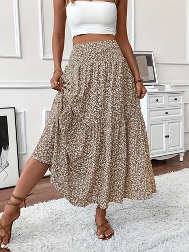 New Print Fashion High-Waisted Skirt Summer Women's Wear