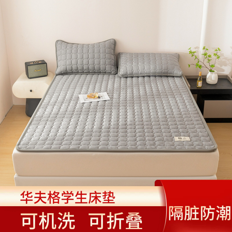 Four-Season Universal Quilted Thin Mattress Cover, Dormitory Student Non-Slip Folding Mattress, Thin Mattress Bed Protector, Bed Base Pad Four-Season Universal Quilted Thin Mattress Cover, Dormitory Student Non-Slip Folding Mattress, Thin Mattress Bed Protector, Bed Base Pad